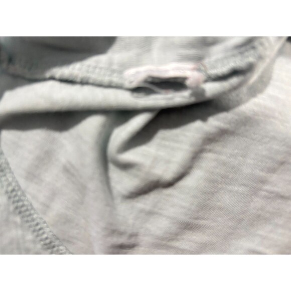 JAMES PERSE Womens High Gauge Deep V Tee Light Blue Cotton T-shirt Basic Sz 3 L - Picture 9 of 9